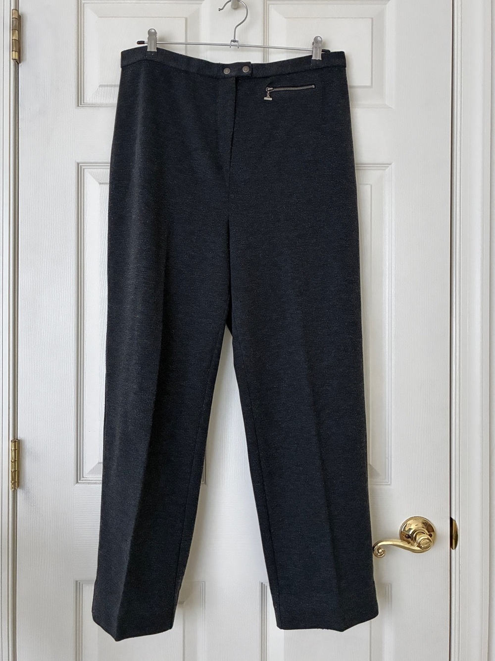 Lauren Ralph Lauren Stretch Trousers Charcoal Heather (See Description re Size)